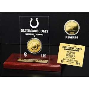  Baltimore Colts Super Bowl Champs Etched Acrylic 