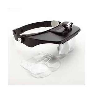   Lighted Headband Magnifier W/ 4 lenes On Sale Arts, Crafts & Sewing