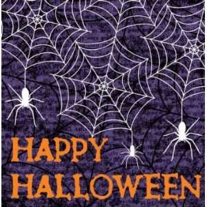  Creepy Webs Halloween Luncheon Napkins 18 Per Pack: Toys 