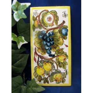  Deruta Frutta Bumble Bee First Stone Wall Tile from Italy 