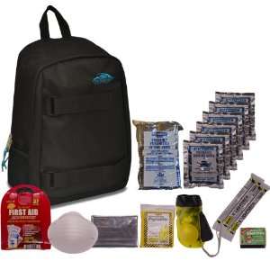   Kit   1 Person 3day / 72 Hour Backpack (Black)