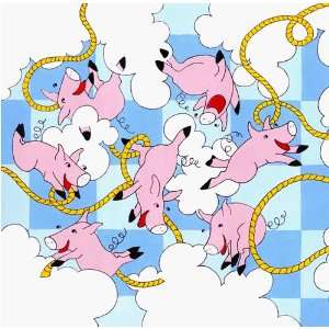  Pigs in Clouds Canvas Reproduction Baby