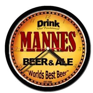  MANNES beer and ale cerveza wall clock 