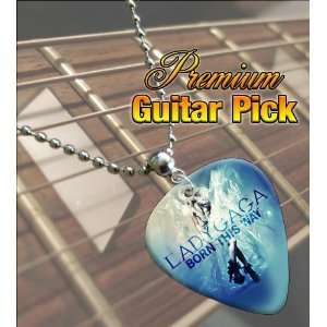  LADY GAGA Born This Way Guitar Pick Necklace Musical 