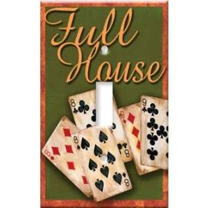    Switch Plate Cover Art Poker Full House Poker S: Home Improvement