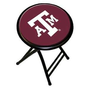 Texas AandM Aggies Folding Bar Stool: Sports & Outdoors