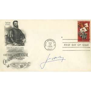 Infante Juan   Count of Barcelona Autographed Commemorative Philatelic 