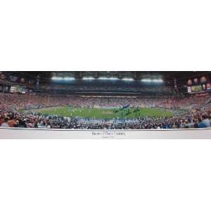   Championship Panoramic Print with GO GATORS inscription Sports