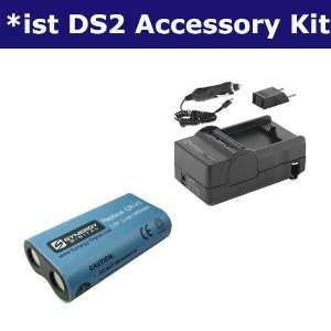 Pentax *ist DS2 Digital Camera Accessory Kit includes SDCRV3 Battery 