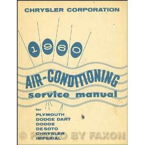  1960 MoPar Air Conditioning Repair Shop Manual Original 