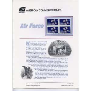 USPS American Commemorative Stamp Panel #524: Air Force (Sept 18, 1997 