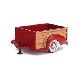  Ford Woody Trailer 1/18 Permanent Red: Toys & Games