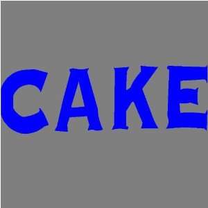    CAKE (BLUE) DECAL STICKER WINDOW CAR TRUCK TRAILER: Automotive