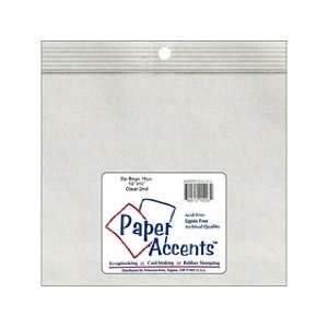  Paper Accents Zip Bag 13x 13 10pc 2mil Clear: Pet Supplies