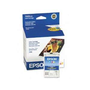   Epson Part # T029201 OEM Color Ink Cartridge   300 Pages: Electronics