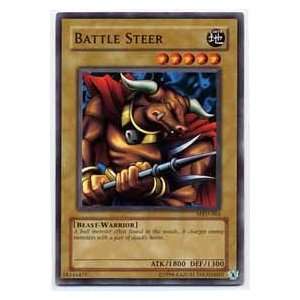  Yu Gi Oh   Battle Steer   Metal Raiders   #MRD 064   1st 