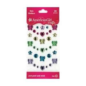  American Girl Gem Stickers; 6 Items/Order Arts, Crafts 