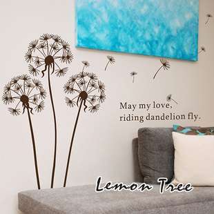 Dandelion in the Wind living room sofa, TV background wall decorative 