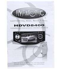 Hypnotic HDVD8400 4 Car Stereo Monitor DVD/USB/MP3 Receiver + Remote 
