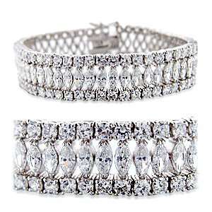  Cz Round Marquise Bracelet(Me): Jewelry