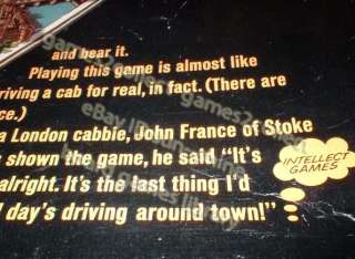 London Cabbie board game 1971 1st edn. Intellect Games  