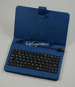 Blue Case Cover+keyboard for 7Epad Apad Android Tablet  