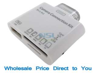 SD TF Card Reader USB Camera Connection Kit for iPad1/2  
