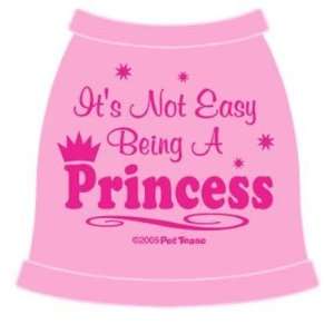  Dog Shirt FUNNY Tank Its Not Easy Being A Princess XS 
