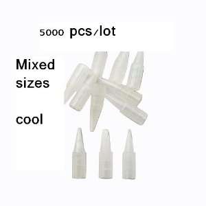  Mixed Sizes 5000Pcs Permanent Makeup Disposable Plastic 