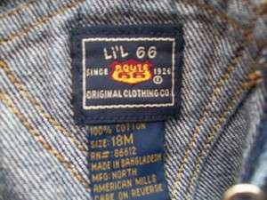 Old Navy Shirt and Route 66 Jean Overalls Size 18 24M  