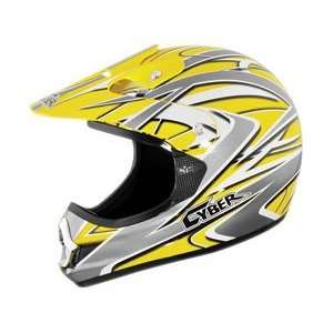  CYBER HELMET UX 22 COSMIC RED/SIL YLG 644369 Automotive