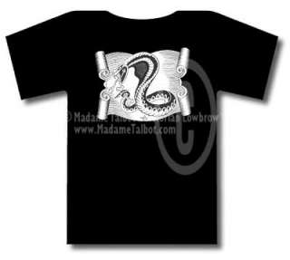 Tattoo Lowbrow Snake Silkscreened Black T Shirt MINT  