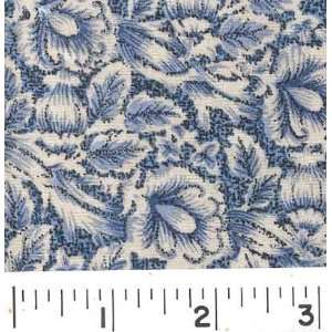  4445 Wide Blue Flower Bed Fabric By The Yard Arts 