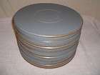 Lot 1200 Film Reel Storage Cans Metal Military Movie