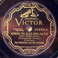 PAUL WHITEMAN Victor 20885 Shaking The Blues Away 78RPM  