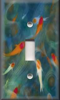 Light Switch Plate Cover   Koi Pond Fish  