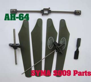   SYMA Parts Set Main Blade AH64 Helicopter Shaft Tail Apache  