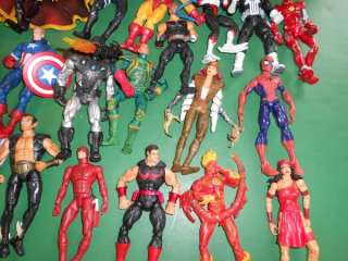 Marvel LEGENDS (29) Loose Figure LOT Sabertooth,Colossus,Magneto,Cap 