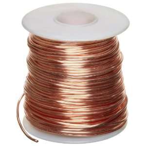 Bare Copper Wire, Bright, 20 AWG, 0.0320 Diameter, 315 Length (Pack 
