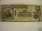 1902 ten dollar old national bank in evansville note returns