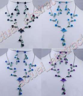 Acrylic&alloy costume necklace earring 12sets wholesale  