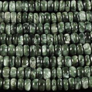 1008 6x4mm Seraphinite rondelle oose beads 16  