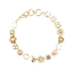  ANYA Swarovsky Crystal and Pearl Studded Bracelet: Jewelry