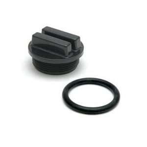   Drain Plug w/O Ring, Threaded 1 1/2 (Black): Patio, Lawn & Garden