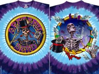 NEW Grateful Dead Queen of Spades Tie Dye Premium Rock Live Band Shirt 