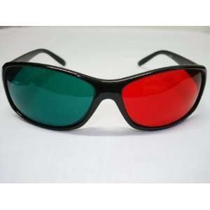  Classic Style 3d Glasses in Red  Green for Movie and Games 