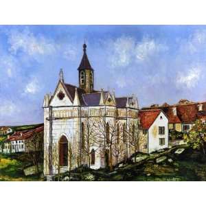     Maurice Utrillo   32 x 24 inches   Buis chapell