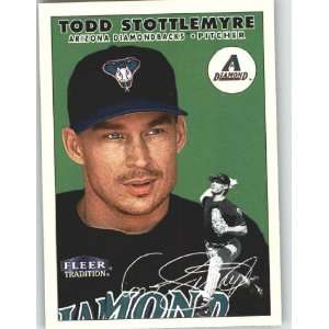 2000 Fleer Tradition #355 Todd Stottlemyre   Arizona Diamondbacks 