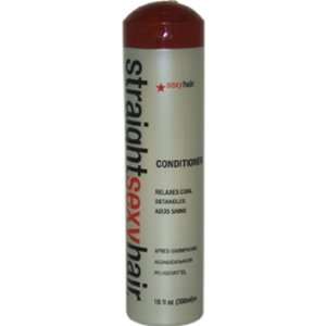  Straight Sexy Hair Conditioner 10 oz. Unisex: Beauty
