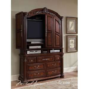  Media Cabinet by AICO   Cafe Noir (N53081T 46R)